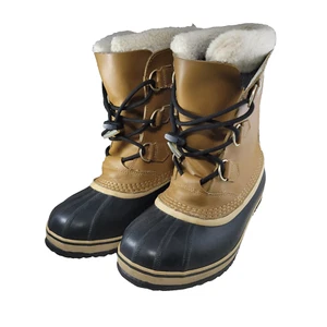 Men's Sorel Waterproof Boot Faux Leather Size 6 - Picture 1 of 11