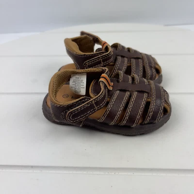 Koala Kids Sandals Toddler size 3, Brown & Tan, Cute Shoes - Image 1 of 4