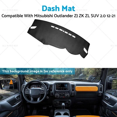 Dash Mat Dashboard Cover Microfiber Leather Suitable For Outlander ZJ ZK 2012-21 - image 1 of 4
