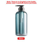 1/3Pcs 500ML Reusable Pump Soap Dispenser Refillable Bottle Shampoo Shower Gel