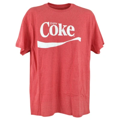 Camiseta Camiseta Coca Cola Enjoy Coca-Cola Red Drink Soda Hombres Manga Corta Adultos Foto 1 de 3