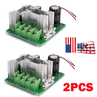 2X 15A 6V-90V Pulse Width Modulator For PWM Stepless DC Motor Speed Controllers - Image 1 of 4