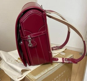 Randoseru Tsuchiya Kaban Backpack Rose Pink Color Japanese Kid's School Bag Used - Picture 1 of 9