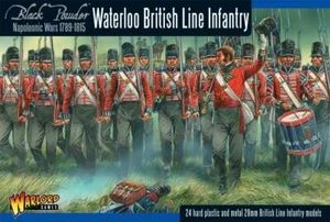 Black Powder Napoleonic Wars 1710-1815 Waterloo British Line Infantry (24) New - Picture 1 of 4