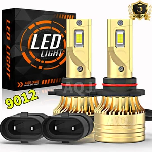 2p Super Bright 9012 LED Headlight Kit High Low Beam Bulbs 3300000LM 6500K White - Picture 1 of 11