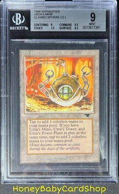 MTG Antiquities 1994 Urza's Mine (Clawed Sphere) BGS 9.0 MINT Old School 93/94 - Image 1 of 4