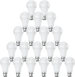 B22 LED Bulb SMD 2835 7W 9W 12W 15W Cold White Non-dimmable Bulbs for Table Lamp - Picture 1 of 34