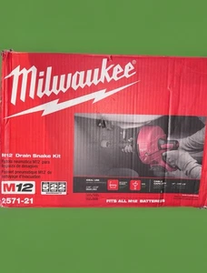 Milwaukee Werkzeug 2571-21 M12 Ablaufschlange mit 5/16" Kabel, M12 Cp1,5 Akku, M12 - Bild 1 von 1