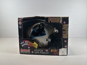 Vintage 1996 Carolina Panthers Riddell Mini Football Helmet Fiber Optic - Picture 1 of 4