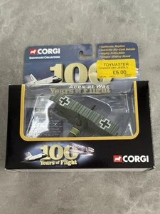 CORGI 100 YEARS OF FLIGHT ACES AT WAR WWI FOKKER DR1 JASTA 5 #CS90090 - Picture 1 of 2