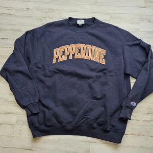 Champion Eco Pepperdine University WAVES Crew Neck Sweatshirt Gr. XL blau - Bild 1 von 5