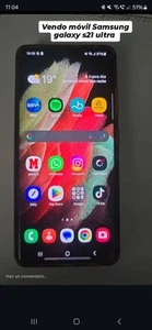 SMARTPHONE SAMSUNG GALAXY S21 ULTRA 256GB LIBRE 19212318 - Imagen 1 de 2