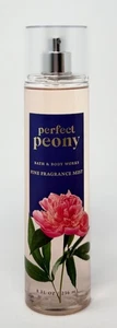 1 NEW RARE BATH & BODY WORKS PERFECT PEONY FINE FRAGRANCE MIST BODY SPRAY 8 OZ - Picture 1 of 4