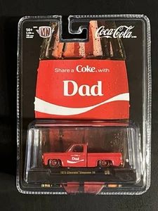 M2 Machines 1973 Chevrolet Cheyenne 10 - Coca-Cola “Dad” Red Chase - Picture 1 of 4