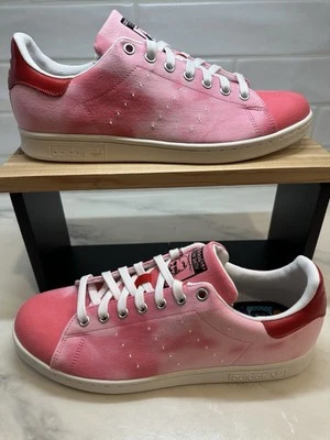 Adidas Stan Smith Pharrell Hu Holi AC7044 Pink Red Womens 11 Mens 10🔥Rare $120 - Image 1 of 4