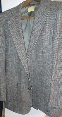 Vintage Cricketeer 38R  Sport Coat Size  Wool Check USA *See Measure - Image 1 of 4