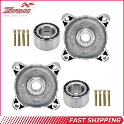 Front Wheel Hubs & Bearings & Studs Kits for Polaris RZR 800 RZR S 800 2008-2014 - Image 1 of 4