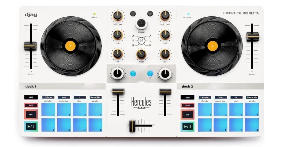 Hercules DJControl Mix Ultra – DJ Controller for Smartphones (iOS/Android) - Image 1 of 1