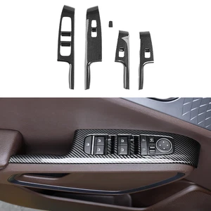 Carbon Faser Fensterheber Schalter Abdeckung Blenden Für Kia Soul SK3 2020-2025 - Picture 1 of 7