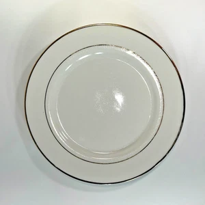 Gibson Everyday 10" weiß mit Goldrand Essteller - Bild 1 von 4