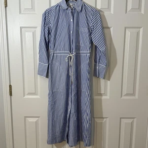Rails Dress Womens XS Blue White Stripe Shivonne Rivera Vacation Casual Dress - Picture 1 of 7