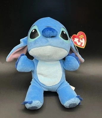 Peluche TY Beanie Baby STITCH (NUEVA versión suave de peluche) Disney Lilo & Stitch nuevo con etiquetas Foto 1 de 4