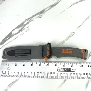 Gerber Bear Grylls Survival Knife w/ Sheath – Fixed Combo Blade Outdoor Camping - Picture 1 of 7