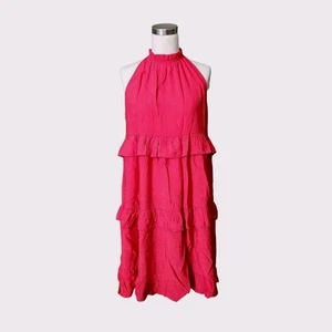 Mini vestido de verano para bebé muñeca playa piscina sin mangas para mujer talla grande con volantes - Imagen 1 de 10