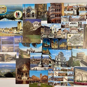 Postcards Vintage  Lot of  22 Italy Brussels Unused Tourist Photo Cards RPPC - Imagen 1 de 7
