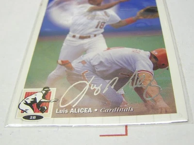 Silver Signature 32 Luis Alicea Collectors Choice + Mark Farris signed Classic! - Image 1 of 4