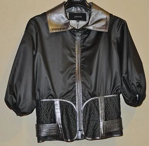 CHAQUETA BLUSA MUJER AUTÉNTICA NUEVA GRIS JITROIS, FR38/M/US6 - Imagen 1 de 12