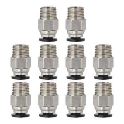 10pcs 3d Printer Bowden Fittings 3d Printer Pneumatic Fittings Printer Connector - Image 1 of 4