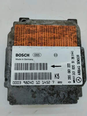 Centralina Airbag BOSCH 0285001222 MERCEDES BENZ Classe A W168 dal 1997 al 2005 - Immagine 1 di 4