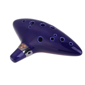 12 Hole Ocarina of Time Legend of Zelda Ocarina Instrument Alto C with Song Book - Picture 1 of 1
