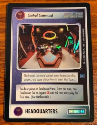 2000 Decipher Star Trek Reflections Central Command Used Free Shipping - Image 1 of 2