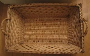 Korb 73 x 45 x 34 mit Holzschienen - Bild 1 von 5