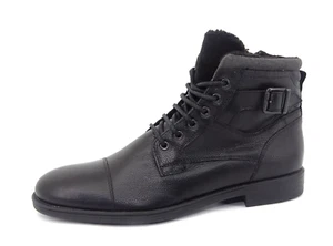 GEOX JAYLON botines con cordones botas botas hombre zapatos cuero talla 44 - Imagen 1 de 9