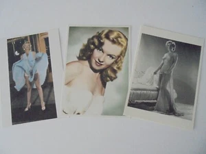 MARILYN MONROE PHOTO POSTCARD SET OF 3 Vintage - Picture 1 of 3