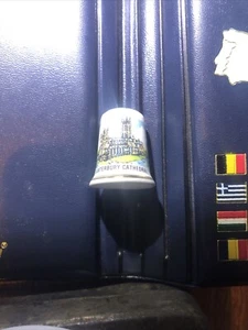 Vintage collectable decorative porcelain thimble, canterbury cathedral Englang - Picture 1 of 12
