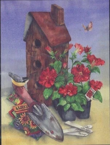 (Decoración Hogar) Bandera Jardín Jardinería 27" x 37" Wincraft Bienvenida - Imagen 1 de 2