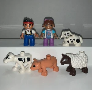 Lego Duplo Disney DOC MCSTUFFINS JAKE & The Neverland Pirates Figures Dog Pig  - Picture 1 of 4