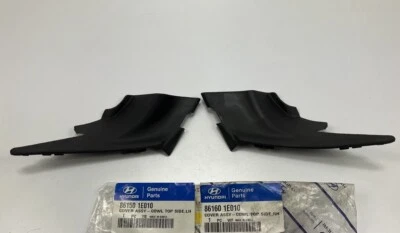 Juego de cubiertas de plástico de extensión de capucha superior izquierda y derecha OEM para acento 2006-2011 Foto 1 de 4