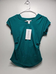 Athleta Green Outbound V-Neck Tee Size XXS RK19 - Picture 1 of 7