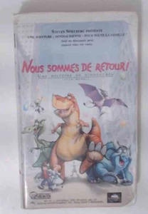 Nous Sommes De Retour/ We're Back (VHS)(French)  ( Petit pieds le dinosaure ) - Picture 1 of 3