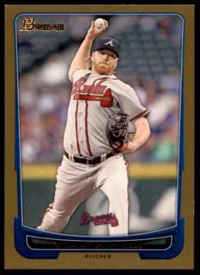 2012 Bowman Gold Tommy Hanson Braves #68 *Noles2148* - Image 1 of 2