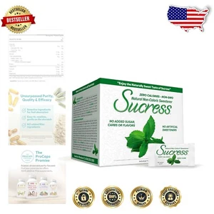 250 Packets of Sucress Stevia: Non-GMO, Clean Taste, Supports Healthy Metabolism - Picture 1 of 10