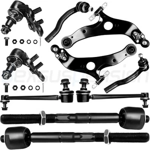 10x For 2004-10 Toyota Sienna Front Lower Control Arm Ball Joint Tie Rod End Kit - Picture 1 of 12