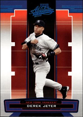 Playoff Absolute Memorabilia 2005 #6 Derek Jeter azul New York Yankees Foto 1 de 2
