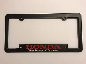 Genuine Honda "The Power of Dreams" Brand New License Frame Plate - Picture 1 of 2