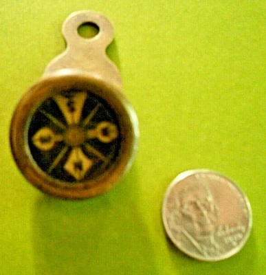 Prendedor de solapa brújula Gladstone canicas vintage caza senderismo orientación SIN PIN Foto 1 de 3